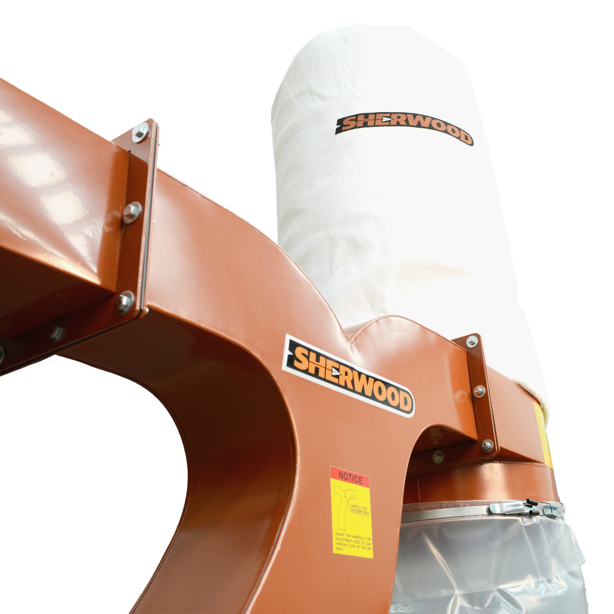 Sherwood Dust Collector Single Stage Three-Phase 3950CFM 3750W