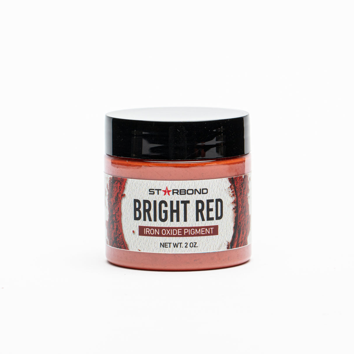 Starbond Bright Red Matte Pigment Jar, striking red hue for woodworking projects