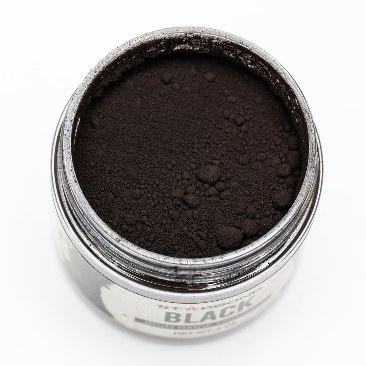 Starbond 2oz Matte Pure Black Iron Oxide Pigment - Rich black pigment for vibrant, long-lasting woodworking creations