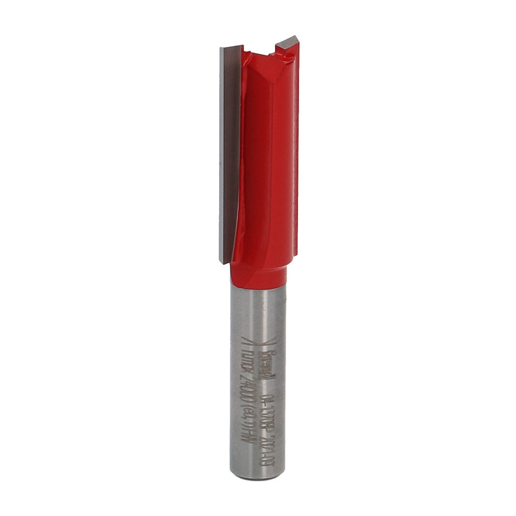 Freud 12mm Double Flute CNC Router Bit with 8mm Shank - Ideal for precise grooving and edge-routing tasks
