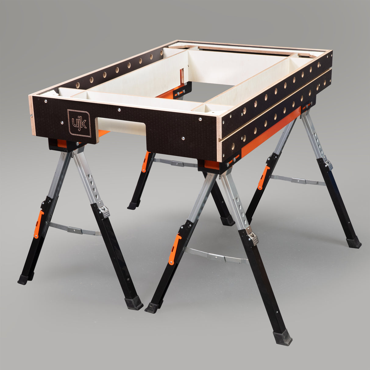 UJK Multifunction Workbench + UJK Sawhorses + UJK HDF Valchromat Top for Parf Dogs