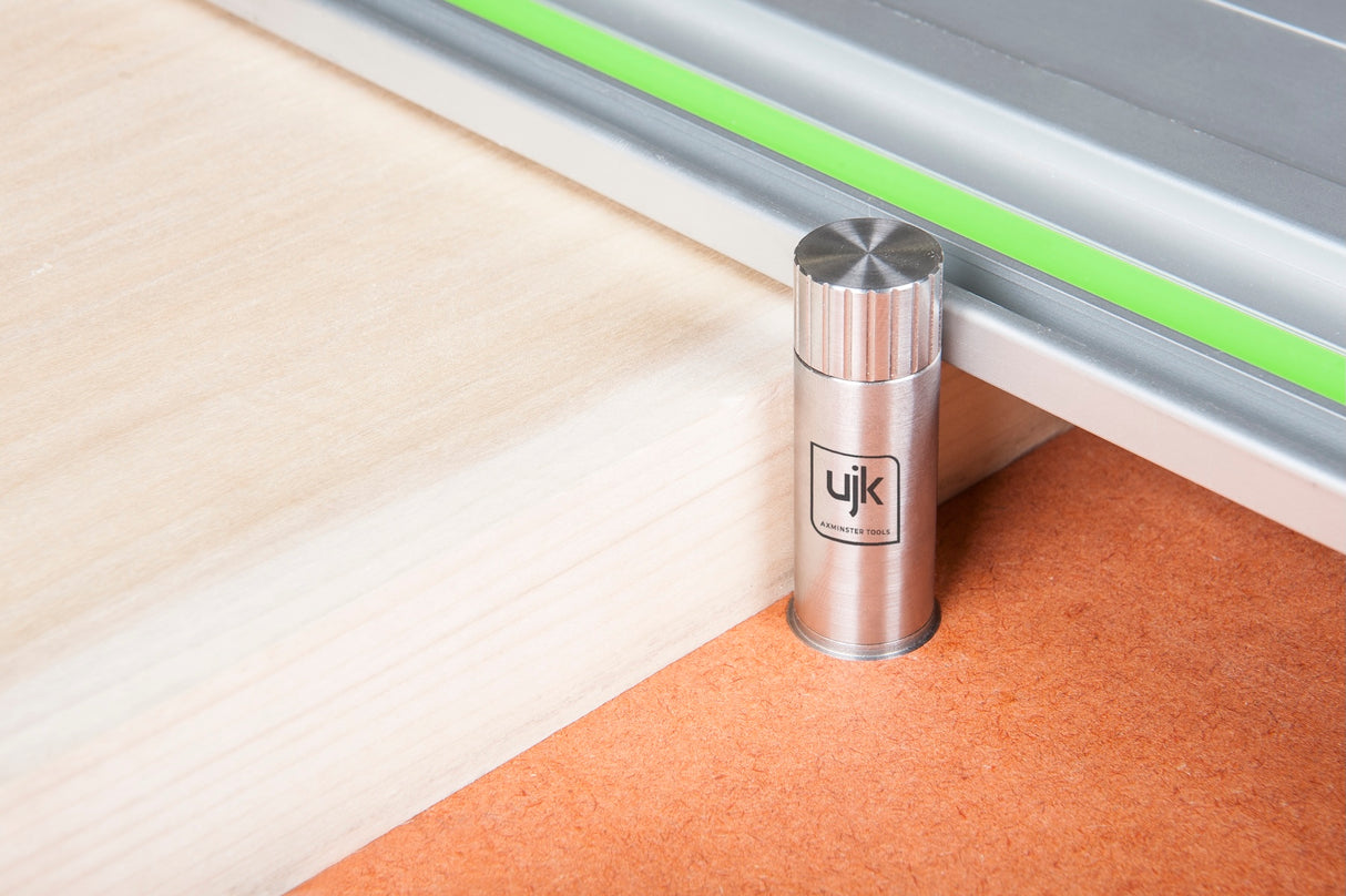 Tall UJK Super Dog 20mm Bench Dog with 90mm projection in woodworking setup