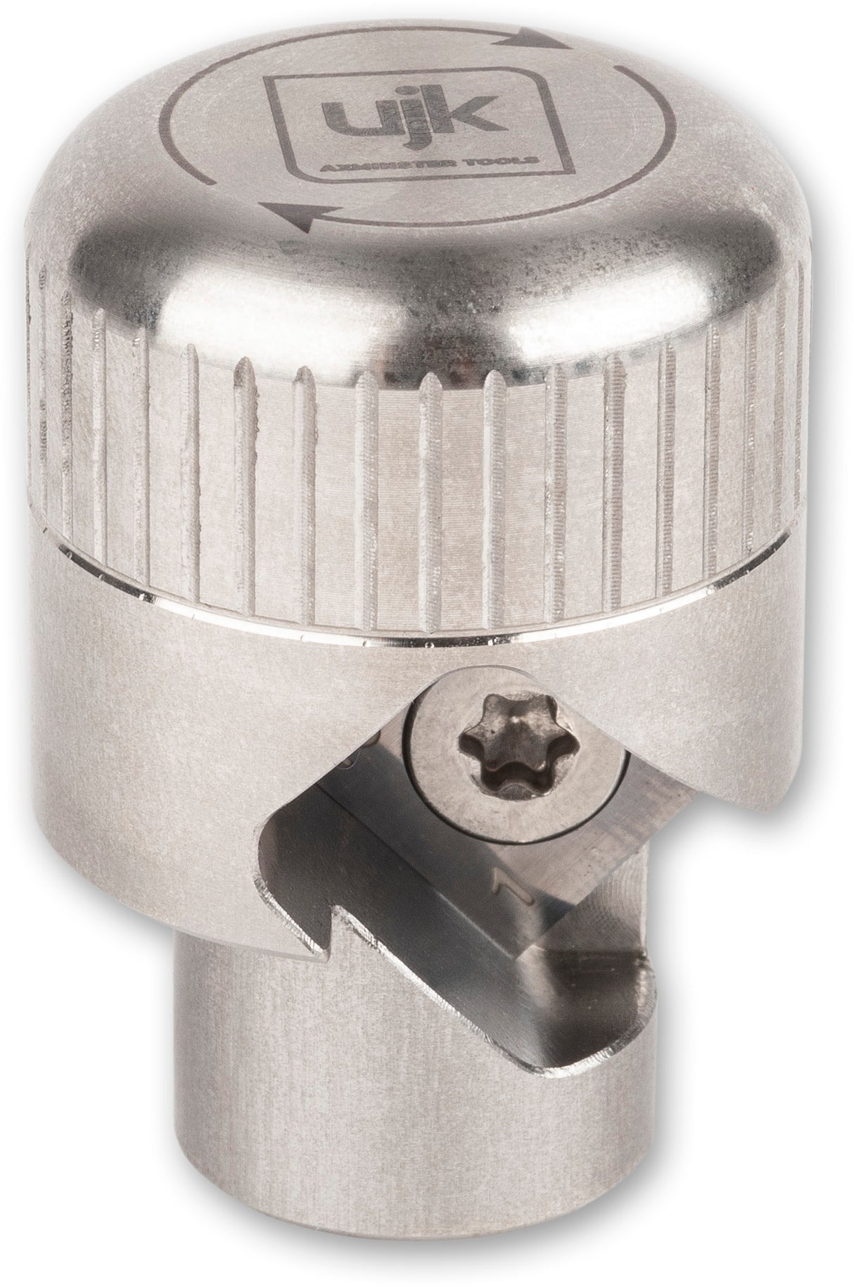 UJK 20mm Chamfer Tool Solid Carbide Cutter in use with Parf Guide System on custom cutting table