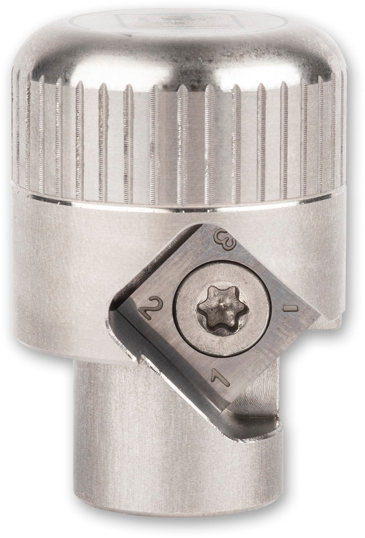 UJK Chamfer Tool Solid Carbide Cutter 20mm in use with UJK Parf Guide System on Festool MFT/3 table