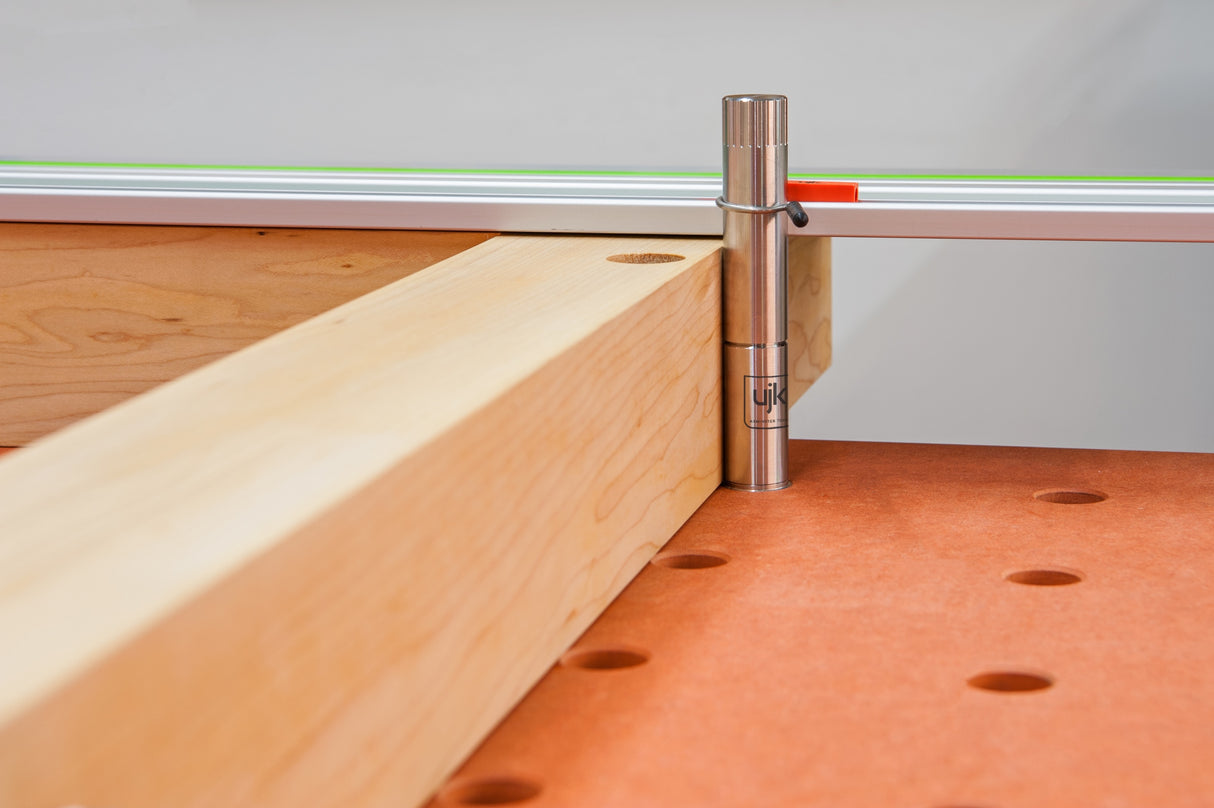 UJK Long Super Dog 20mm Bench Dog for versatile plunge saw cutting on multifunction workbenches