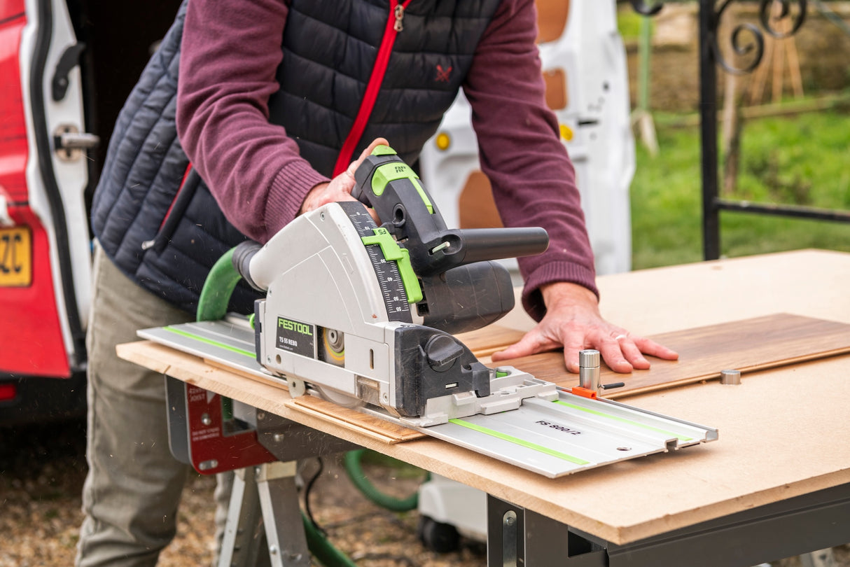 Australian made UJK Parf MK II Guide System Storage Case with foam insert, organized and ready for woodworking tools