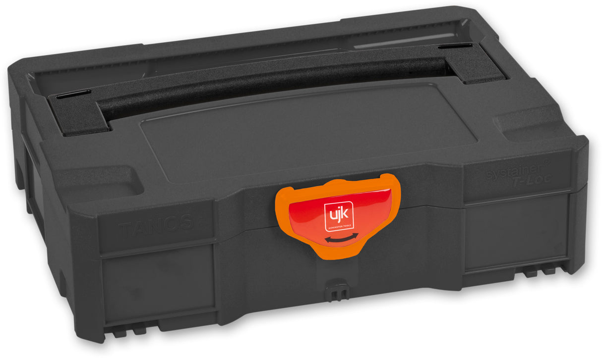 UJK Work Holding Accessory Kit in T-Loc Case with Cam Clamps, Wedges, Back Stops, Dog Rail Clips, Guide Pups, and Guide Dogs