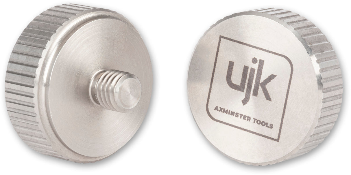 Stainless steel M8 locking knobs for woodworking bench dogs