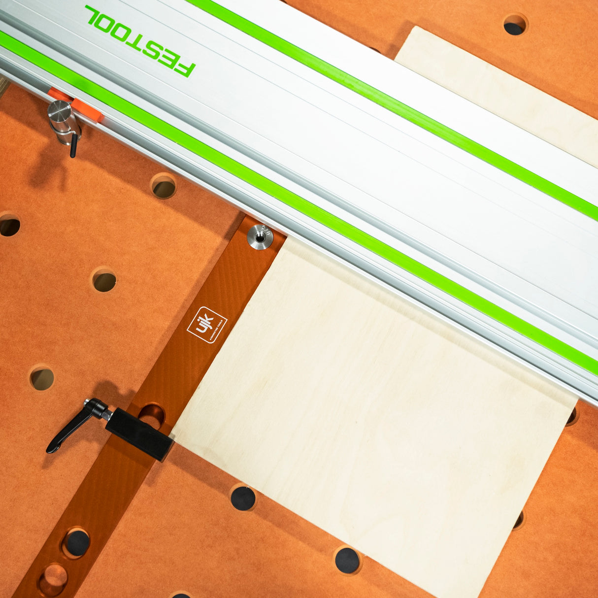 UJK Parf System Fence & Stop Kit 600mm Long for Woodworking Bench Dogs