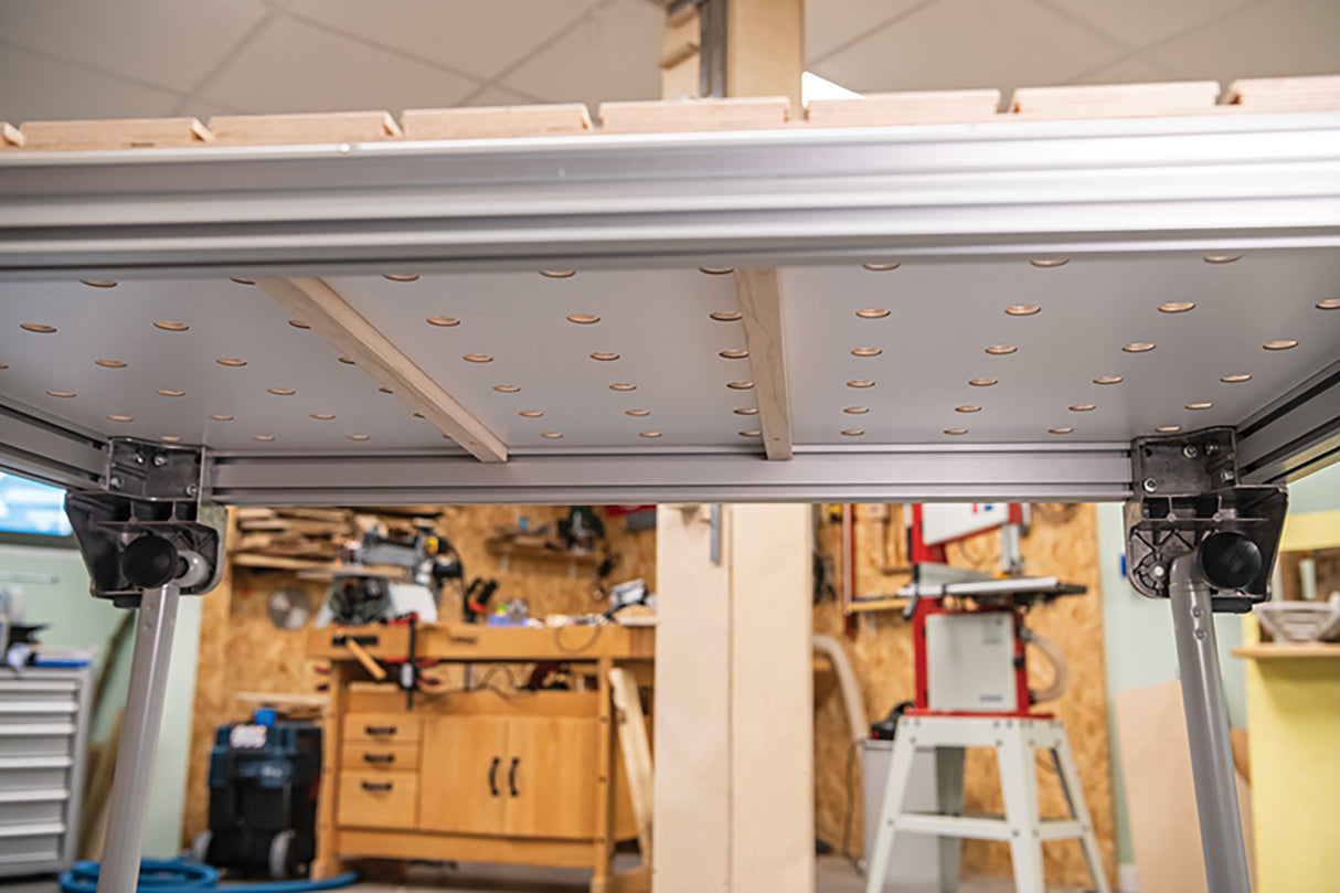 UJK Guide Rail MFT Top T-Track with Dog Holes in Australian Woodworking Tools Store