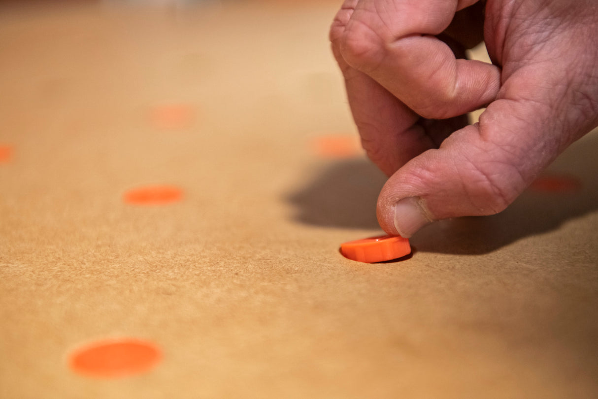 UJK Plugs for Multi Function Table Pack of 40 - Prevent items from falling through 20mm holes on your workbench