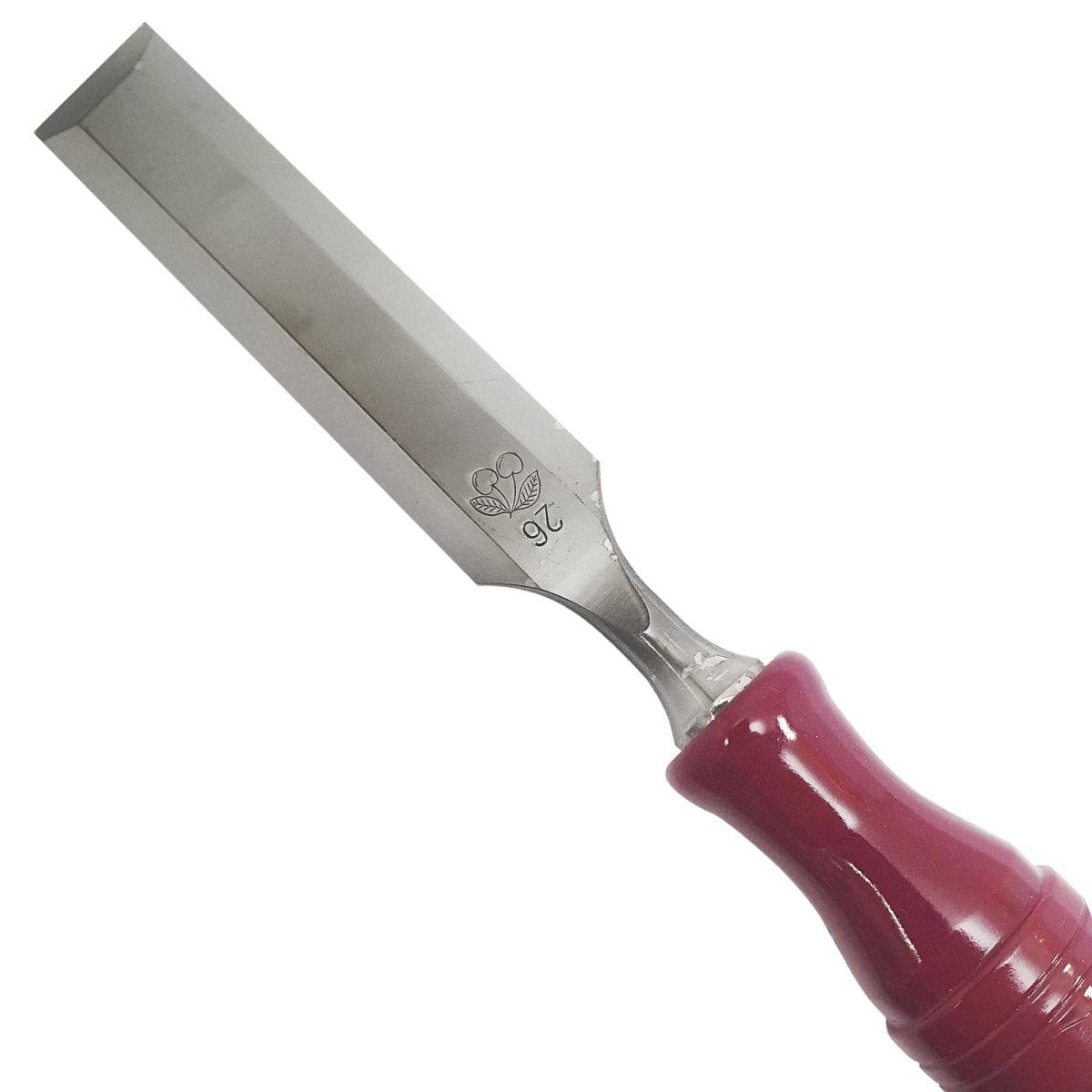 Kirschen Two Cherries Plastic Handle Firmer Chisels Bevel Edge Set of 6 in Wooden Case