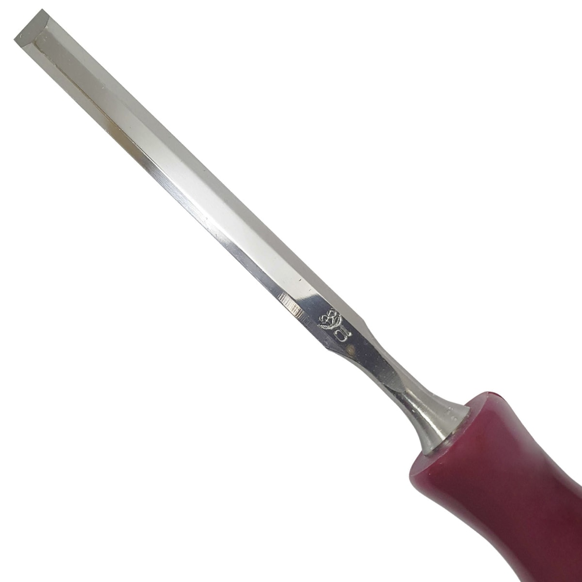 Kirschen Two Cherries Plastic Handle Firmer Chisels Bevel Edge Set of 6 in Wooden Case