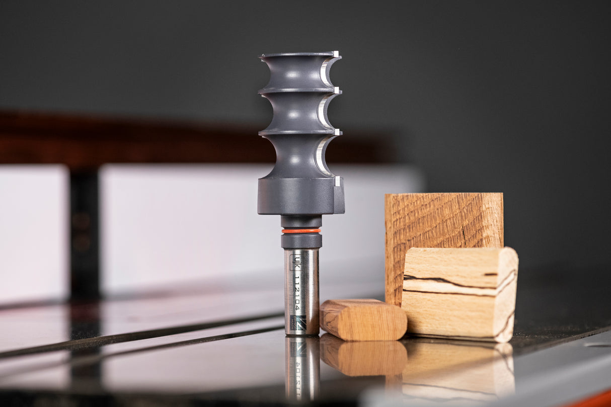 UJK Loose Tenon Router Cutter for 10, 12 and 14mm Profiles 1/2in Shank