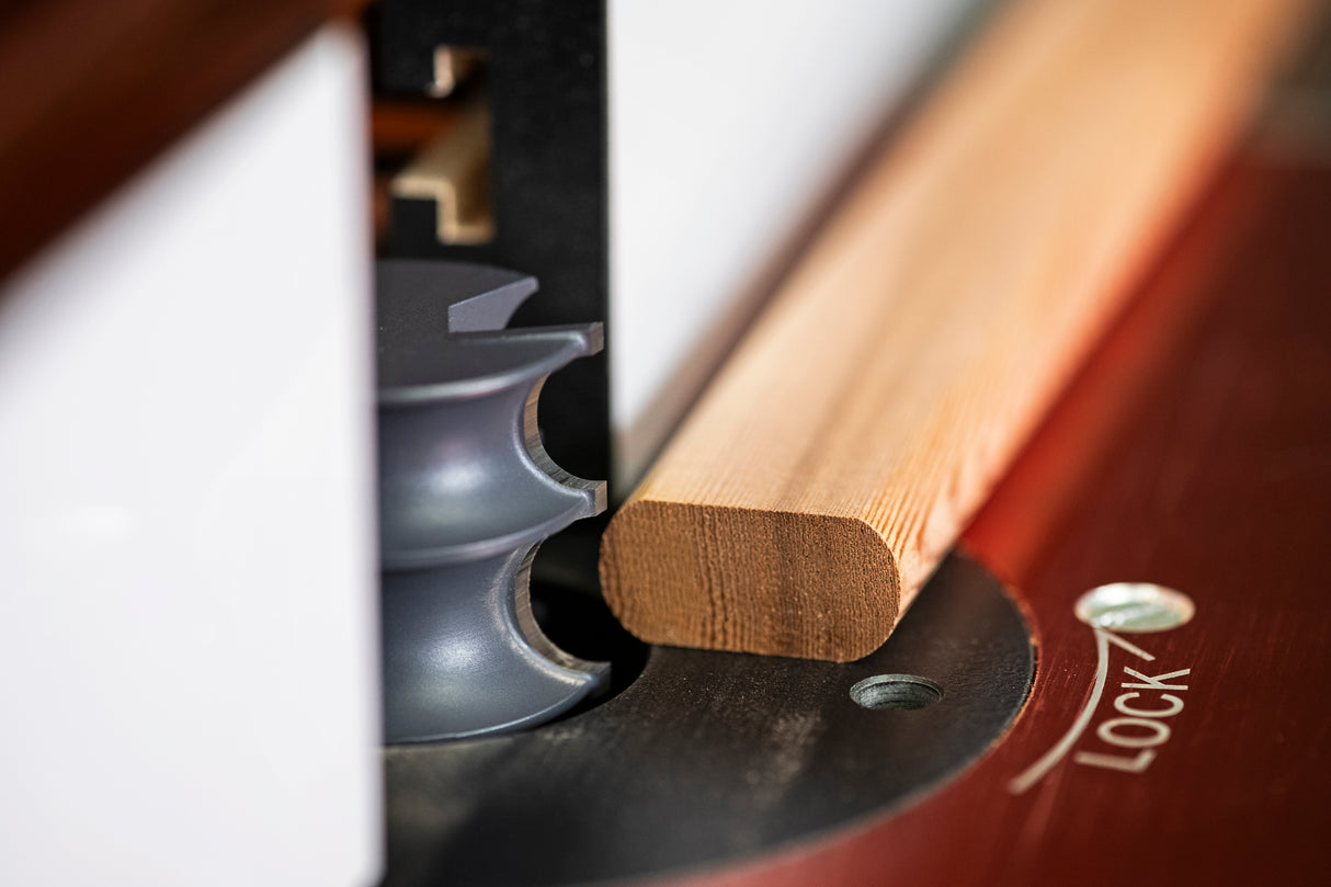 UJK Loose Tenon Router Cutter for 10, 12 and 14mm Profiles 1/2in Shank