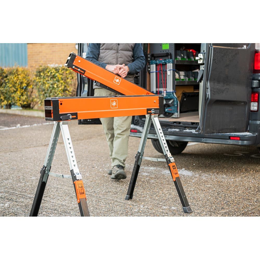 UJK Sawhorses Portable Work Support Set of Two