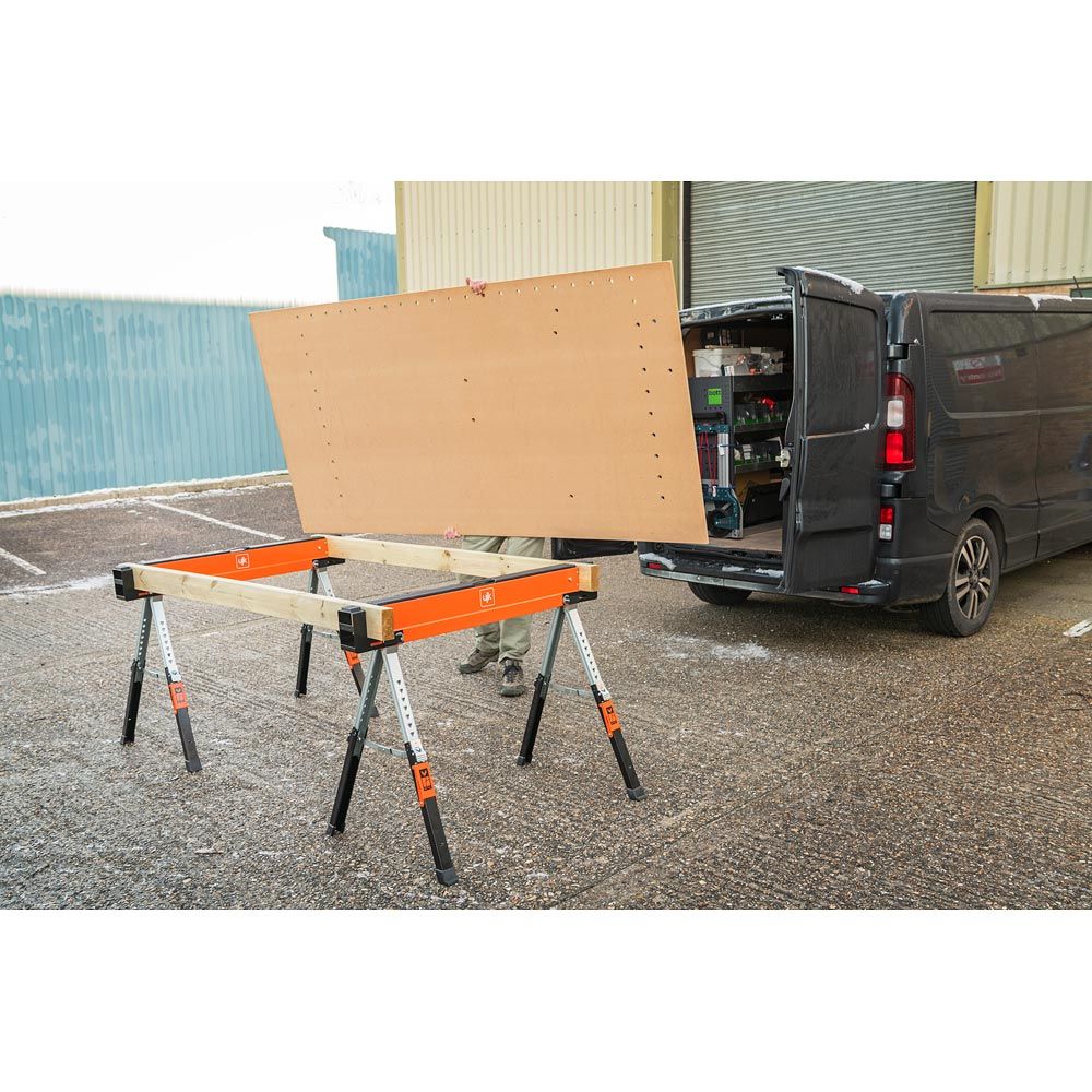 UJK Sawhorses Portable Work Support Set of Two
