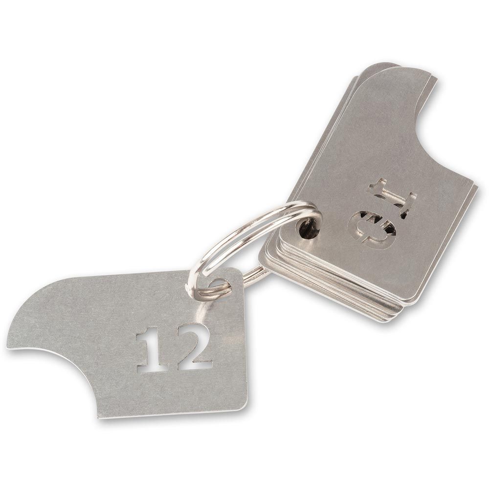 UJK 9-Piece Metric Radius Gauge Set