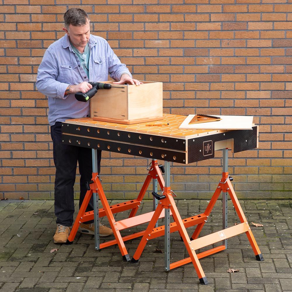 UJK Telescopic Trestle Portable Work Support