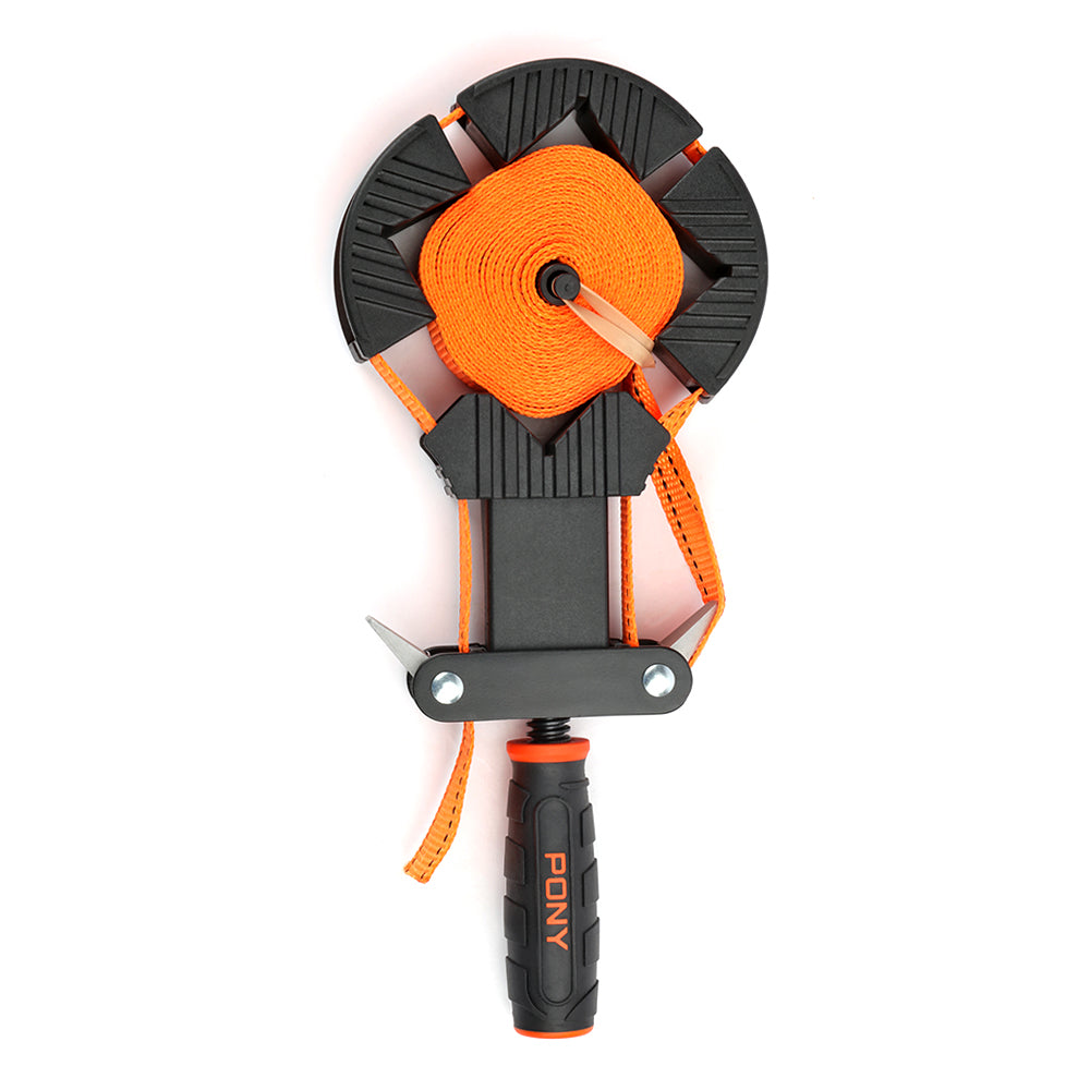 Pony Jorgensen Rapid-Acting Band Clamp securely holds wood pieces for medium-duty projects