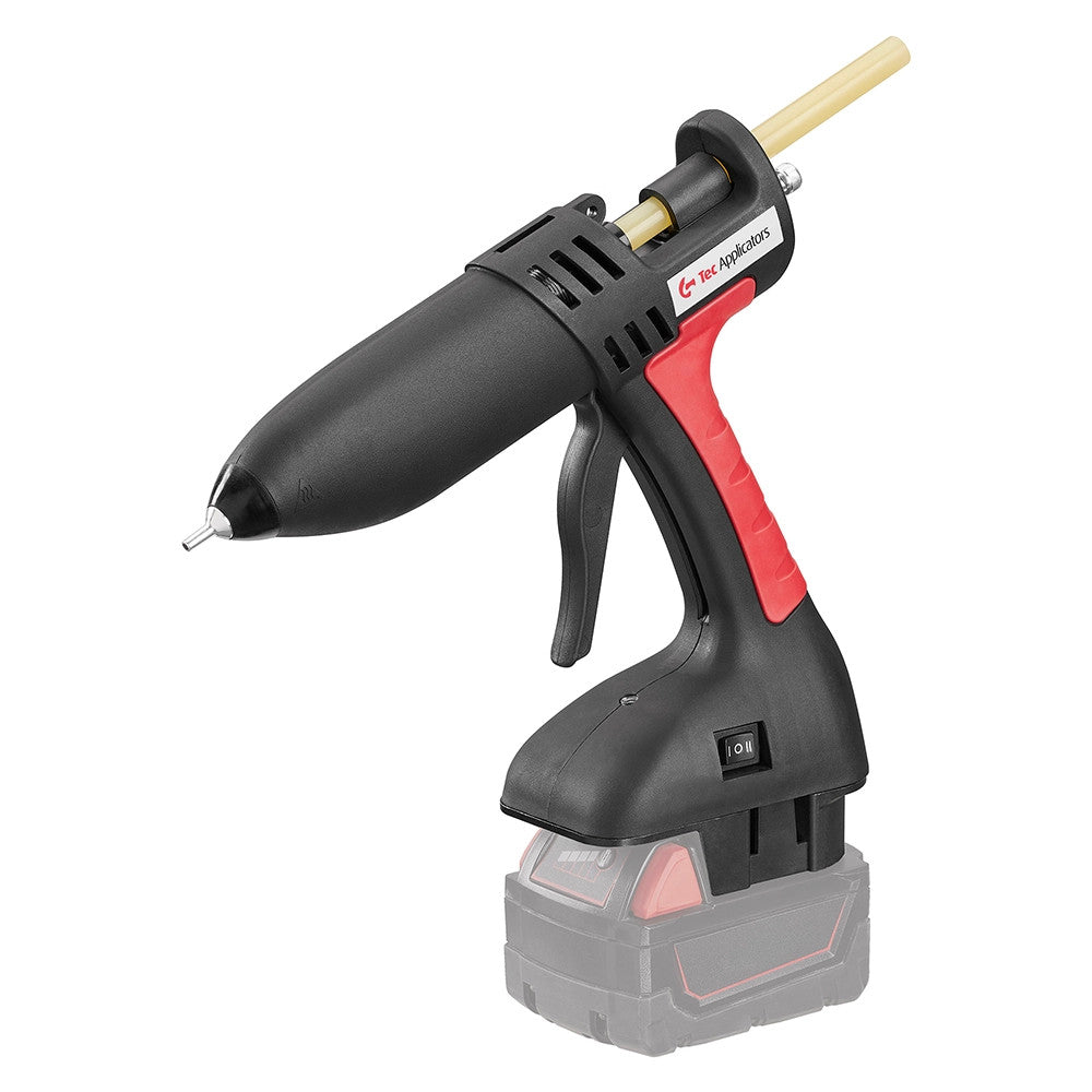 Power Adhesives Tec 808 Hot Glue Gun with Milwaukee Battery Adapter