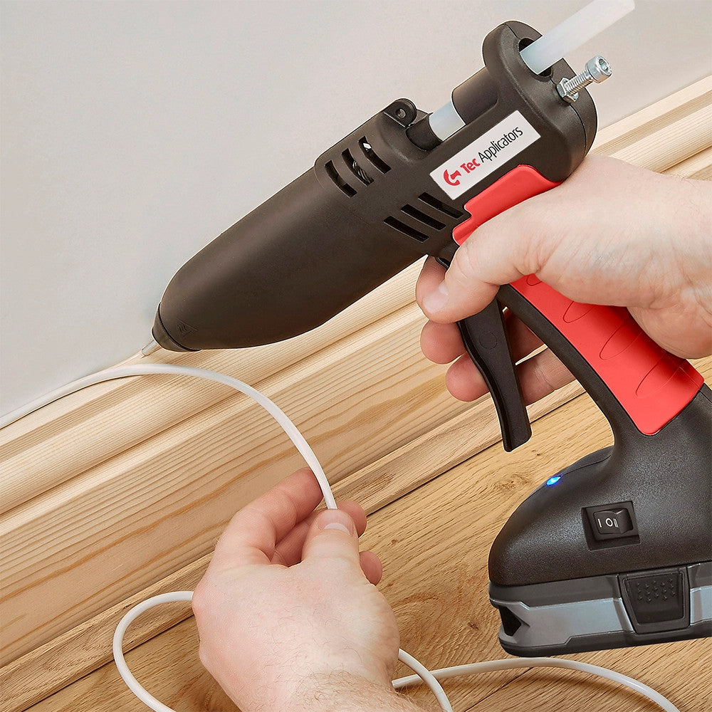 Power Adhesives Tec 808 Hot Glue Gun with DeWalt Battery Adapter