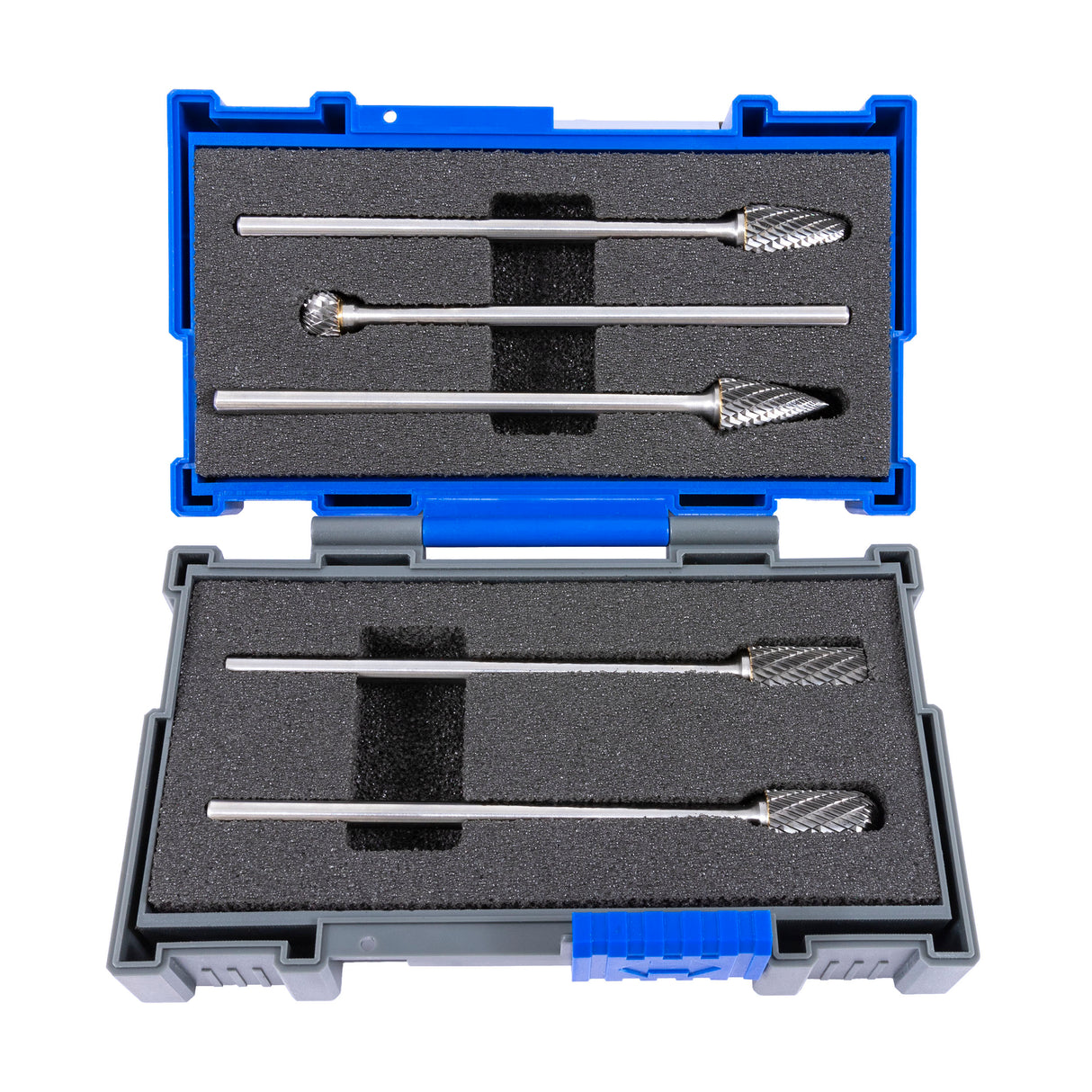 Fritzfurt Extra Long Carbide Rotary Tool Burr Set 5 Pieces 115mm various shapes for precision woodworking