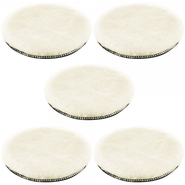 Festool premium sheepskin buffing pad 80mm pack of 5 in Australian woodworking tools store