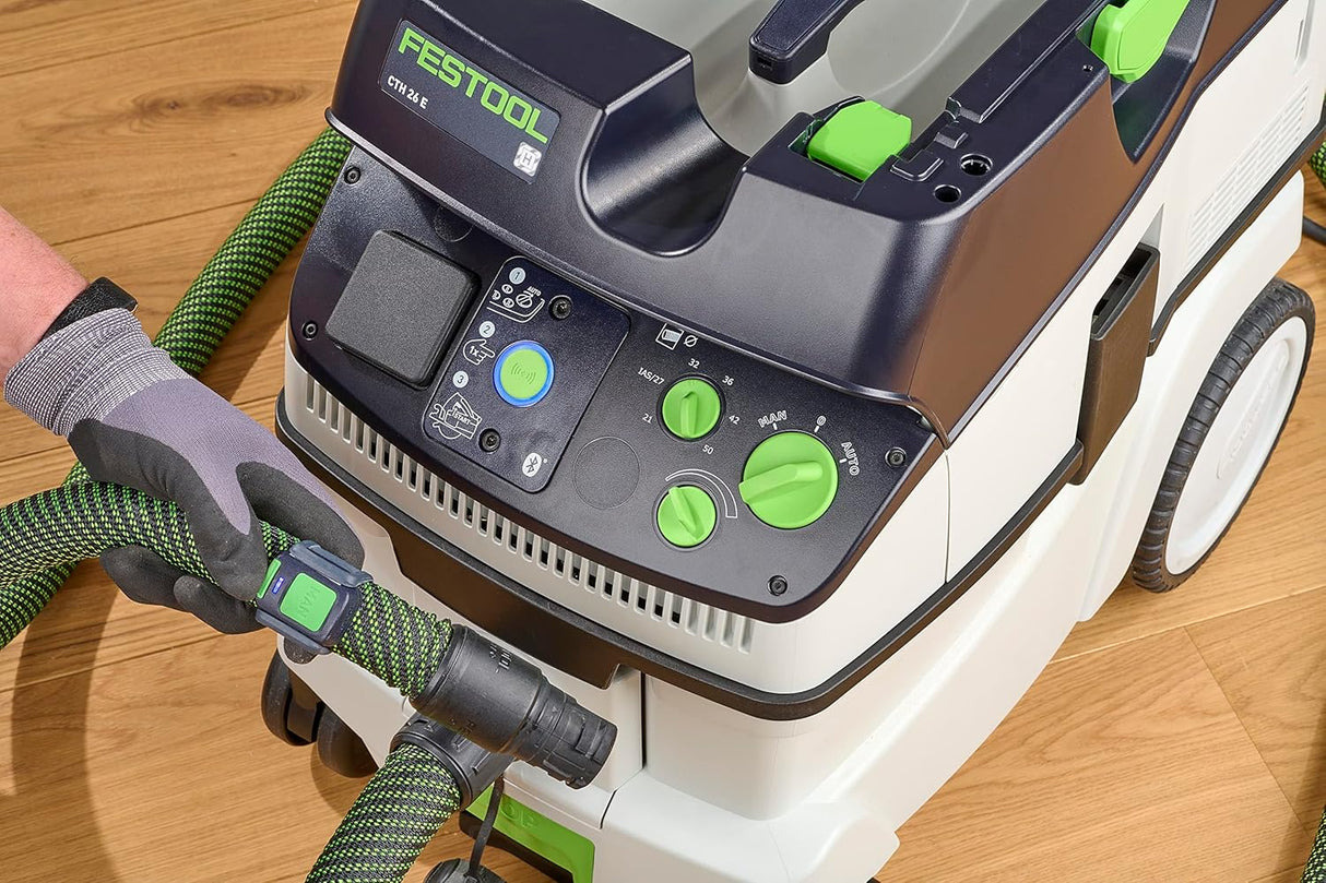 Festool Bluetooth Remote Control for CLEANTEC Dust Extractors - Easily start dust extraction with hose remote control