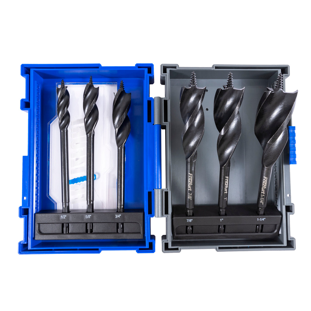 Fritzfurt Fast Cutting Auger Bit Set 150mm Length tri-flute design close-up