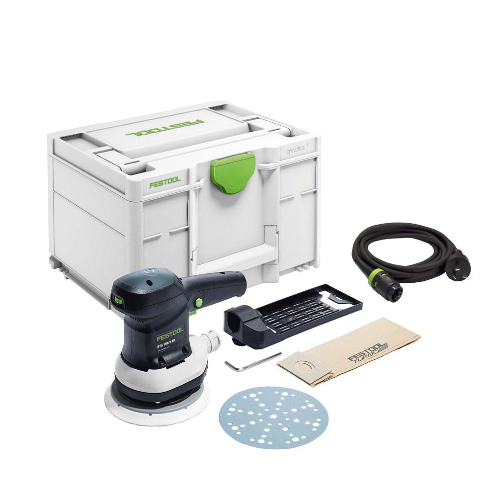 Festool ETS 150mm Random Orbital 3mm Sander in Systainer