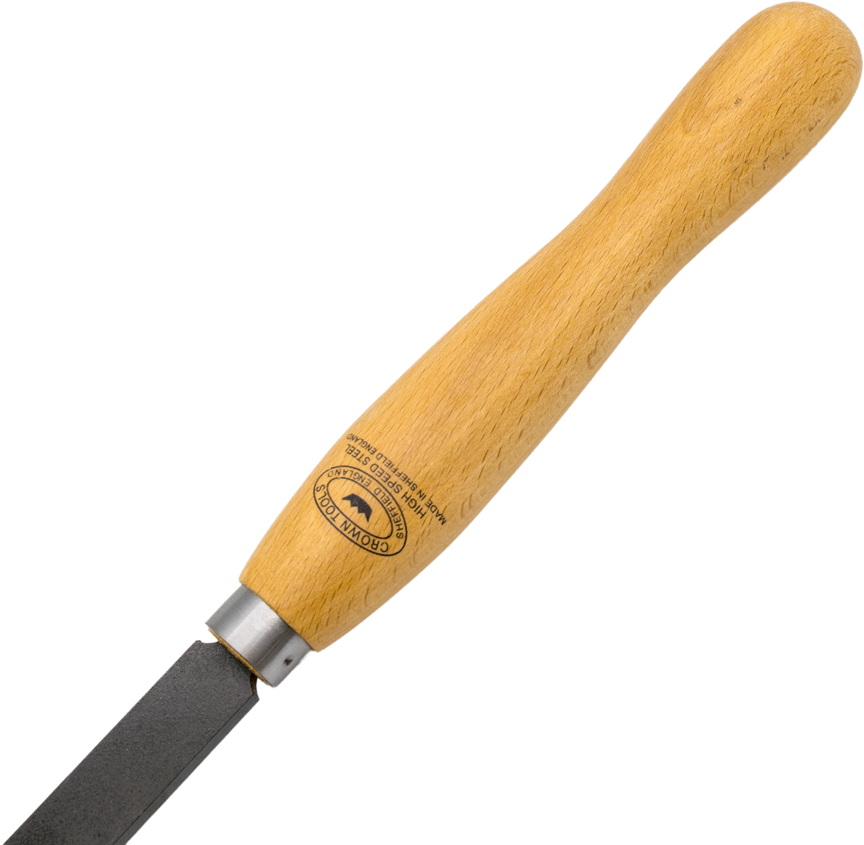 Crown HSS Round Nose Scraper 19mm Woodturning Tool