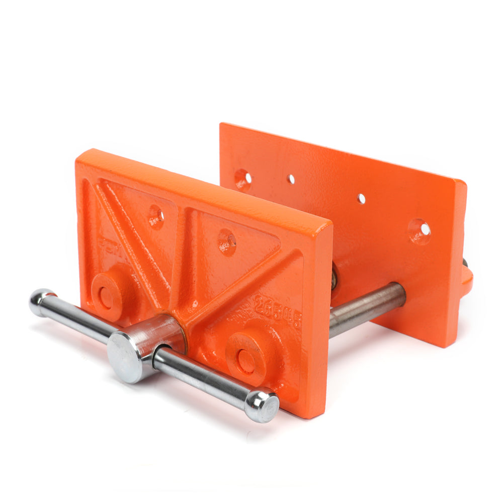 Pony Jorgensen Light-Duty Woodworkers Vice in action on a compact workbench