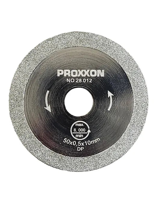 Proxxon 50mm Diamond Coated Circular Saw Blade on KS-230 Benchtop Mini Table Saw