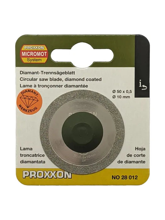 Proxxon 50mm Diamond Coated Circular Saw Blade for KS-230 Benchtop Table Saw