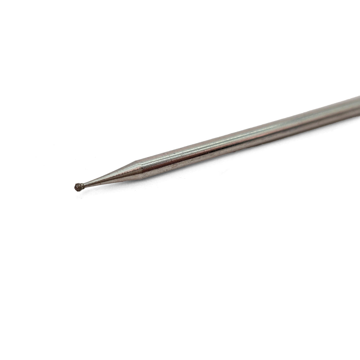 PROXXON Diamond Grinding Bits 1.0mm Round Pack of Two in stainless steel shaft with diamond coating