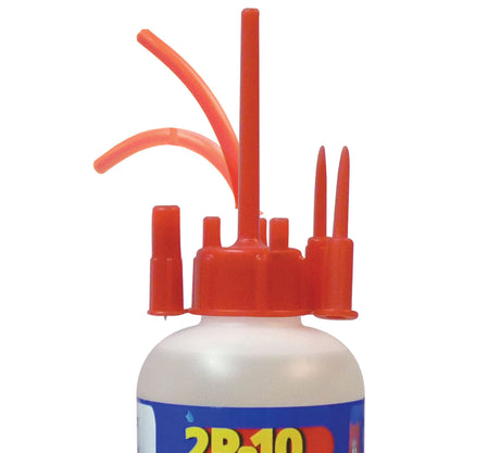 FastCap 2P-10 Thick Super Glue 280ml, ideal for porous materials, thicker consistency, popular choice for woodworking projects