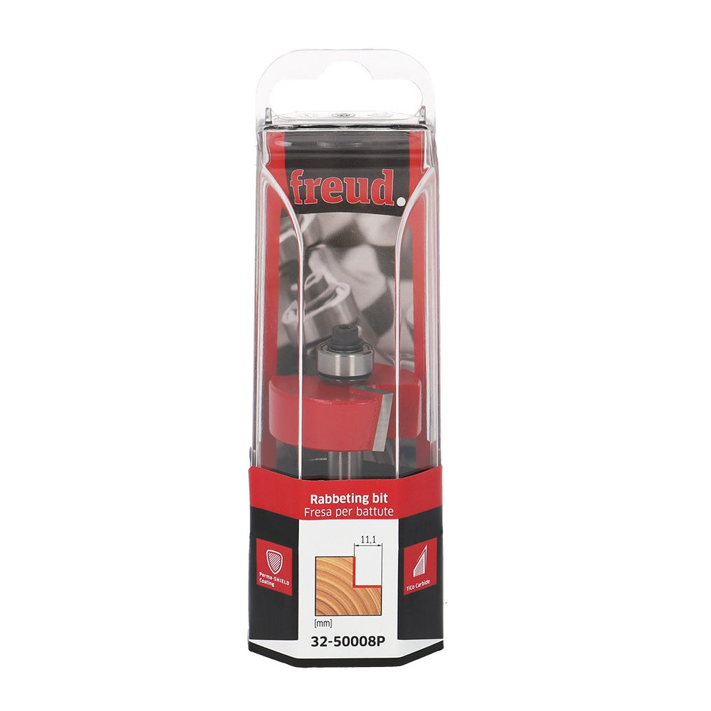 Freud Rabbet Moulding CNC Router Bit 1/2in Depth 8mm Shank