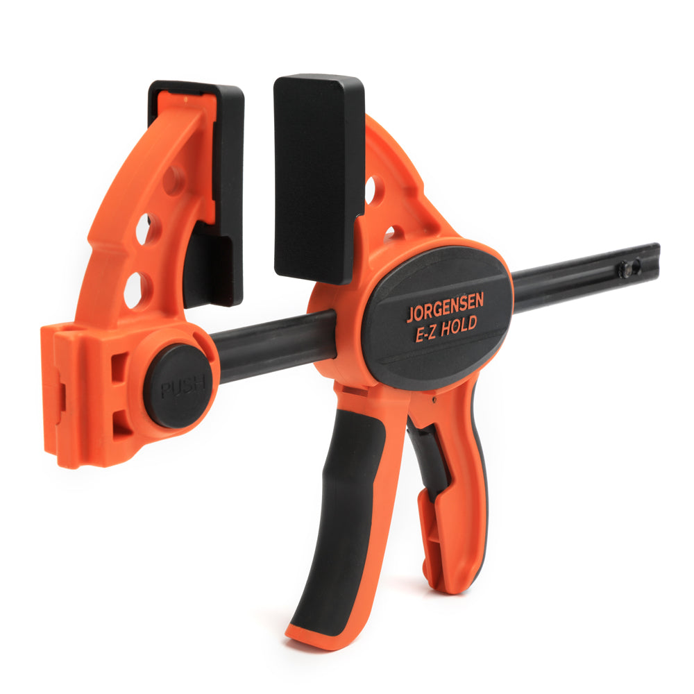 Pony Jorgensen 150mm E-Z Hold Trigger Clamps in use with one-handed operation