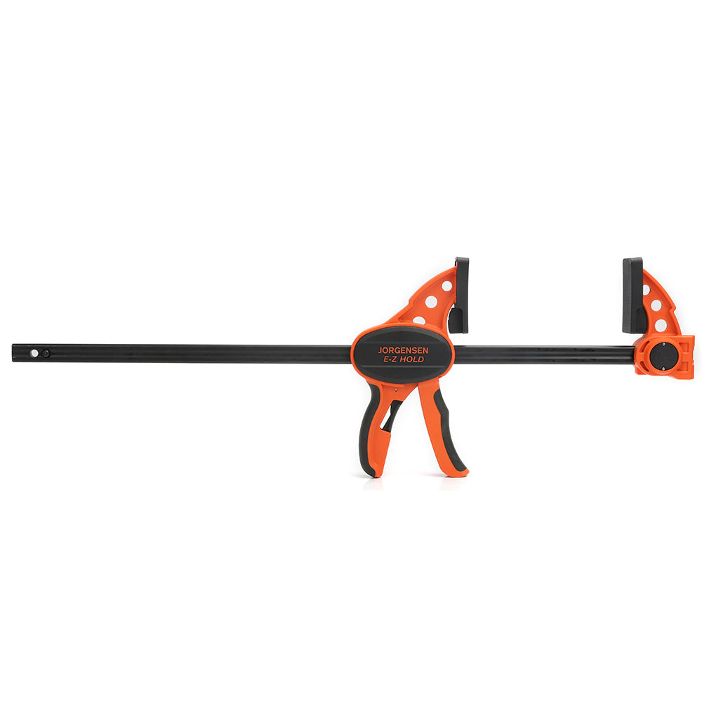 Pony Jorgensen E-Z HOLD Trigger Clamps 450mm Capacity - Detailed view of contoured comfort grip and protective pads