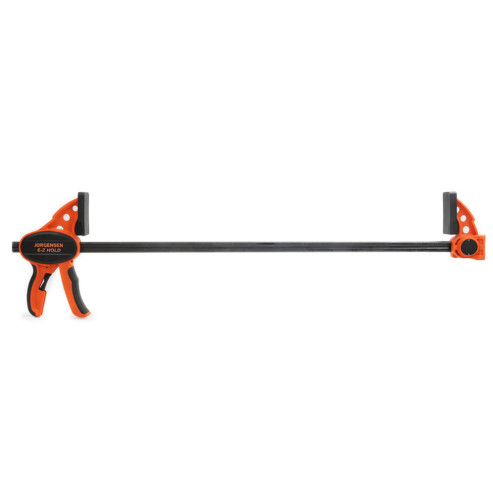 Pony Jorgensen E-Z HOLD Medium Duty Trigger Clamps 610mm Capacity set of 6 clamps with deep reach jaw and comfort grip