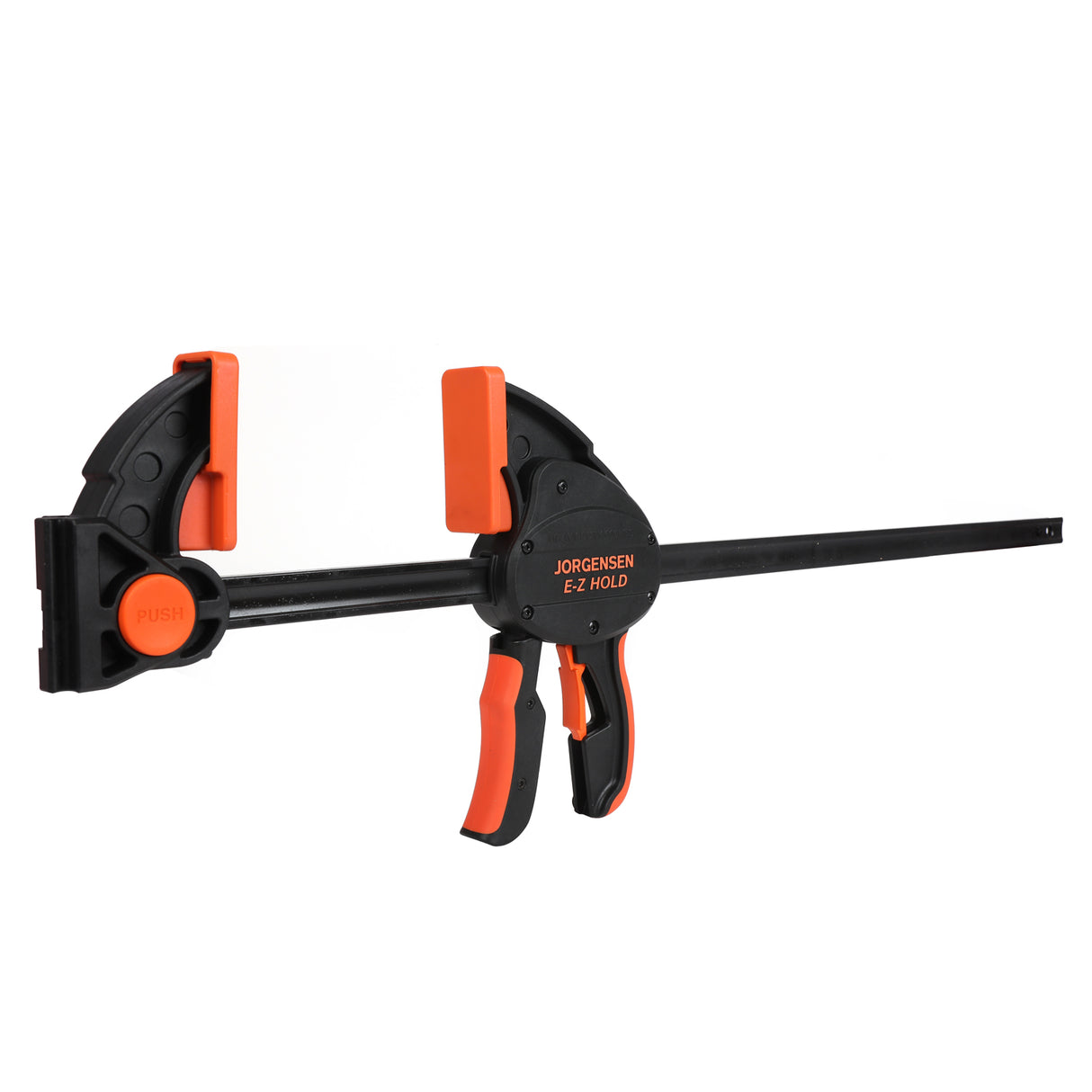 Pony Jorgensen Set of 4 E-Z HOLD Heavy Duty Trigger Clamps 610mm - Close-up view of patented head design for expanding capacity