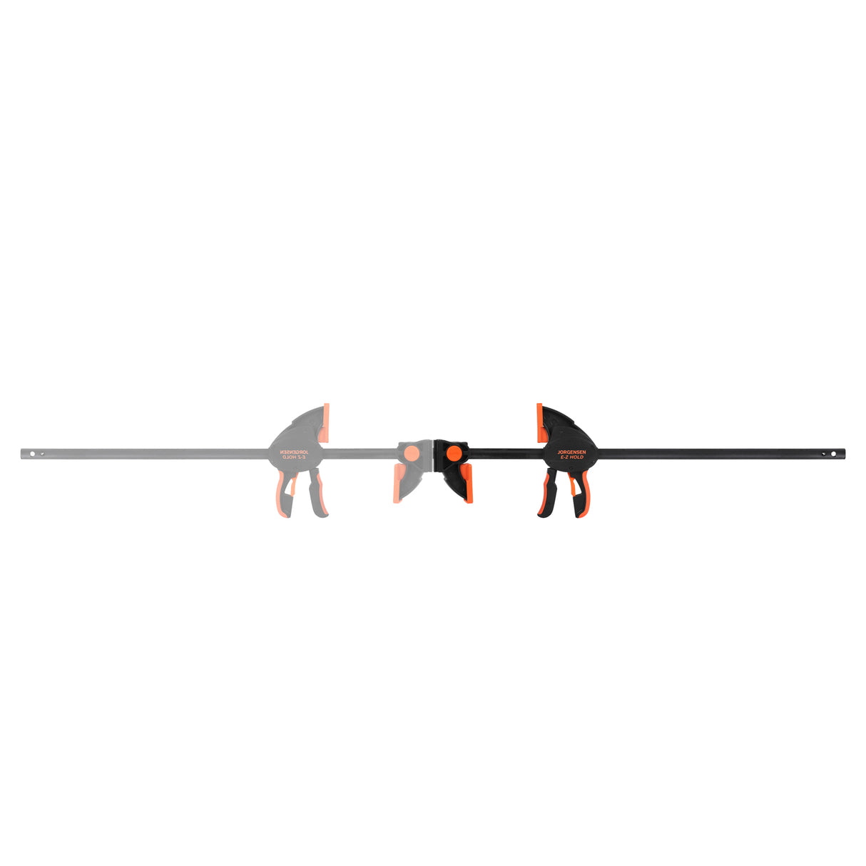 Pony Jorgensen E-Z HOLD Trigger Clamps - Set of 4, 610mm Capacity - Top view showing clamps in use