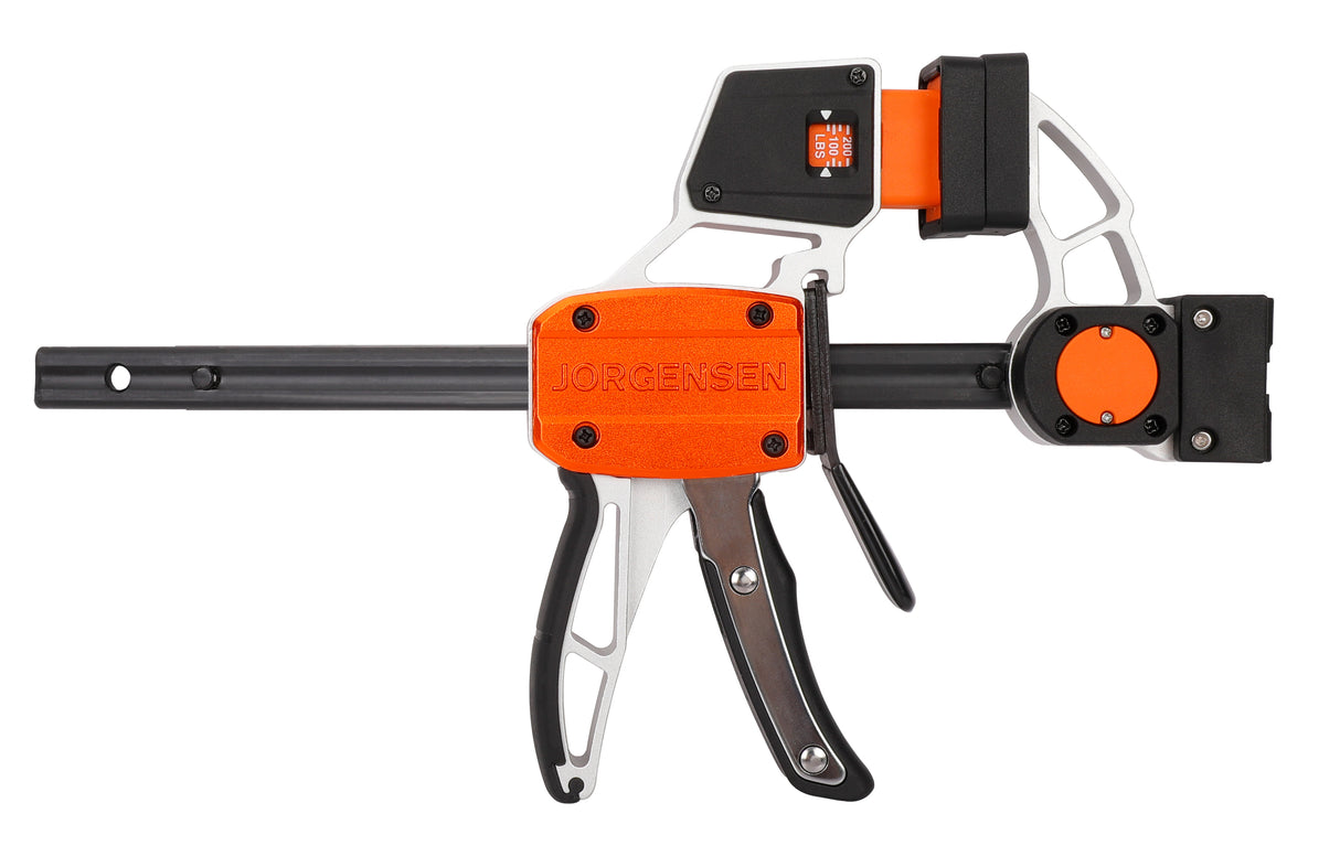 Pony Jorgensen 150mm Trigger Clamp in use - high tensile aviation aluminium construction