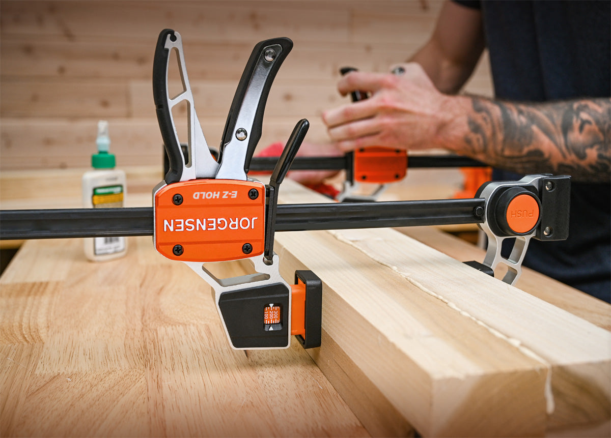 Pony Jorgensen Set of 6 EZ-Hold Platinum Series Trigger Clamps in action
