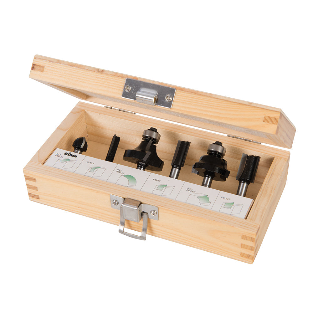 Triton TPTA69354824 6-Piece Router Bit Kit 1/4in Shank