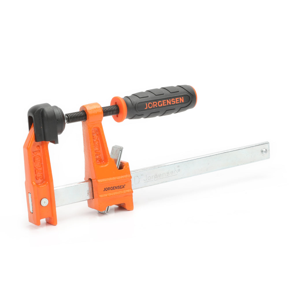 Pony Jorgensen Set of 4 Light Duty Quick Action Clutched F Clamps in use on a woodworking project