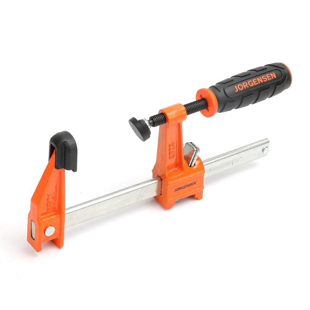 Pony Jorgensen Set of 4 Medium Duty Quick Action Clutched F Clamps 150mm Capacity in use