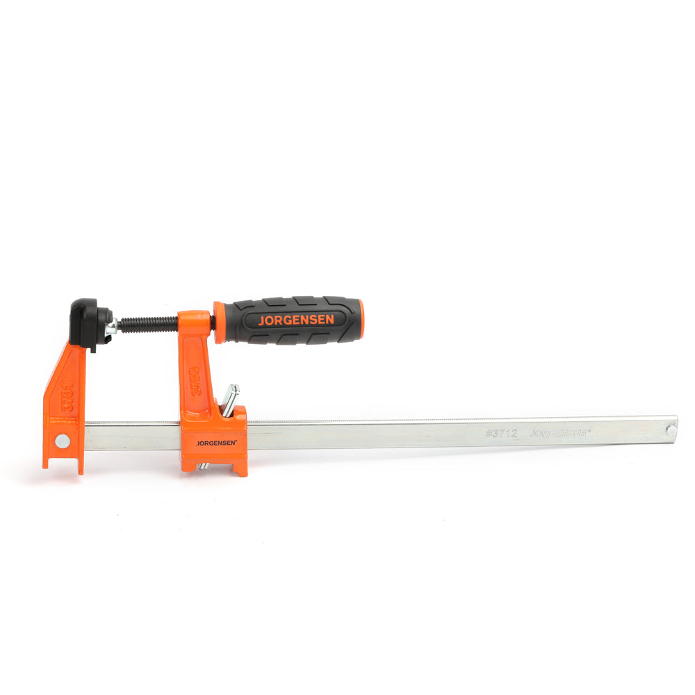 Pony Jorgensen Set of 4 Medium Duty Quick Action Clutched F Clamps in use on woodworking project