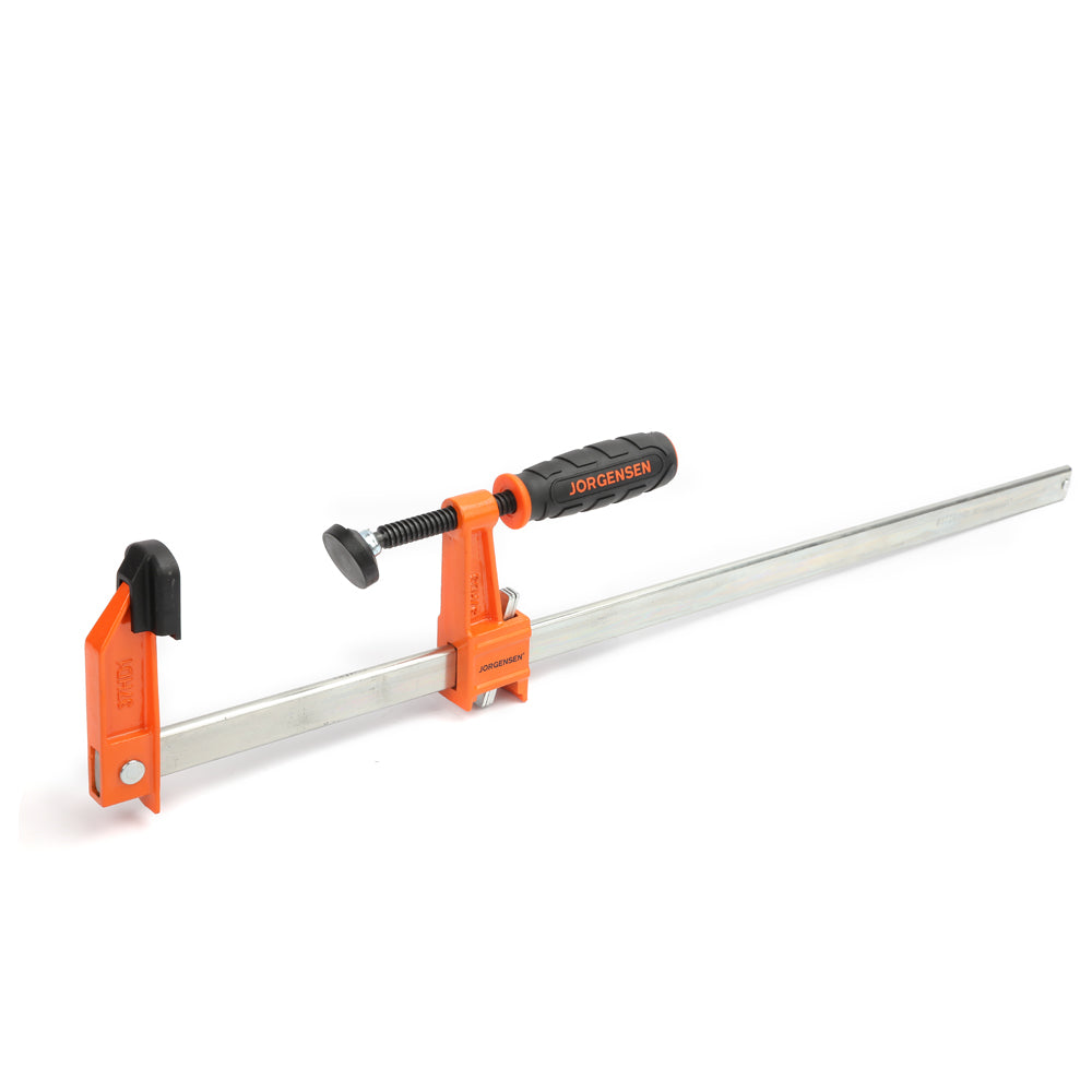 Pony Jorgensen heavy duty F clamps in action, 610mm capacity, ideal for woodworking professionals